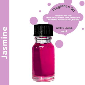 10x Jasmine Fragrance Oil 10ml - White Label