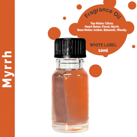 10x Myrrh Fragrance Oil 10ml - White Label