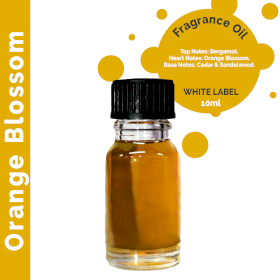 10x Orange Blossom Fragrance Oil 10ml - White Label