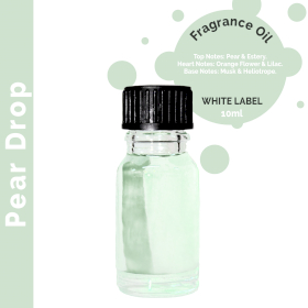 10x Pear Drop Fragrance Oil 10ml - White Label
