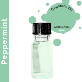 10x Peppermint Fragrance Oil 10ml - White Label
