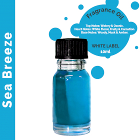 10x Sea Breeze Fragrance Oil 10ml - White Label