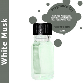 10x White Musk Fragrance Oil 10ml - White Label