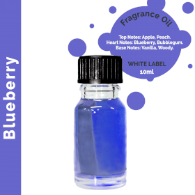 10x Blueberry Fragrance Oil 10ml - White Label