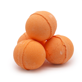 8x Essential Oil Bath Bomb - Lemongrass & Mandarin - White Label