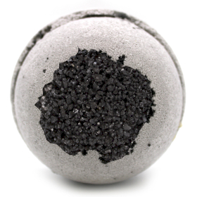 16x Charcoal Bath Bomb (Sea Salt) 180g - White Label