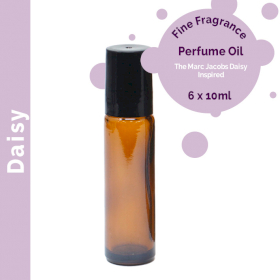 6x Daisy Fine Fragrance Perfume Oil 10ml - White Label