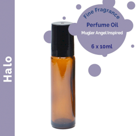 6x Halo Fine Fragrance Perfume Oil 10ml - White Label