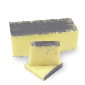 Lemon Poppy Soap Loaf - White Label