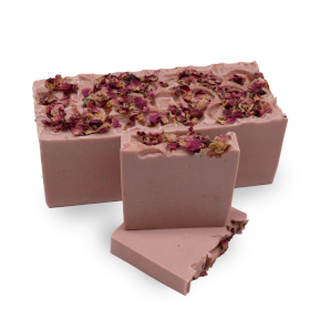 Sliced Soap Loaf (13pcs) - Enchant Rose - White Label