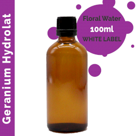 10x Geranium Hydrolat 100ml - White label