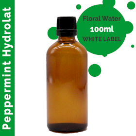 10x Peppermint Hydrolat 100ml - White label