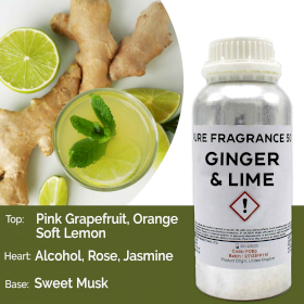 Ginger & Lime Pure Fragrance Oil