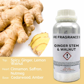 Ginger Stem & Walnut Pure Fragrance Oil