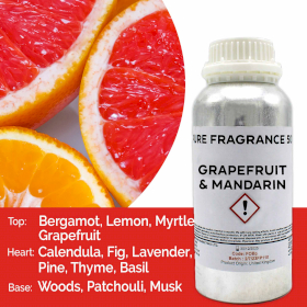 Grapefruit & Mandarin Bulk Fragrance Oil
