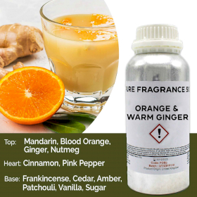 Orange & Warm Ginger Bulk Fragrance Oil