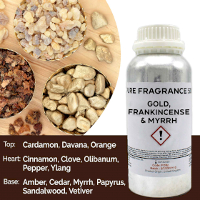 Gold, Frankincense & Myrrh Pure Fragrance Oil