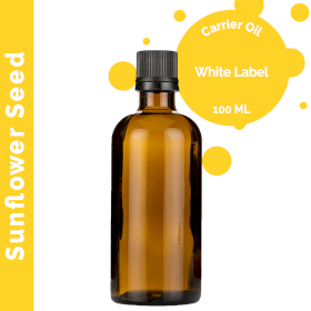 10x Sunflower Carrier Oil - 100ml - White label