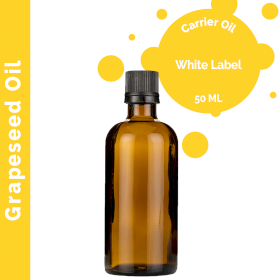10x Grapeseed Carrier Oil 50ml - White Label