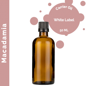 10x Macadamia Carrier Oil 50ml - White Label