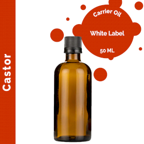 10x Castor Carrier Oil 50ml - White Label