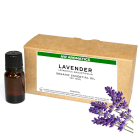 10x Lavender Organic Essential Oil 10ml - White Label