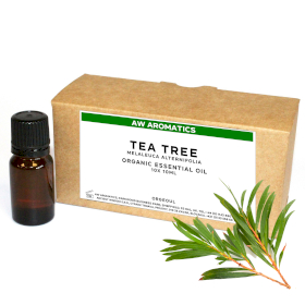 10x Tea Tree Organic Essential Oil 10ml - White Label