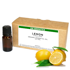 10x Lemon Organic Essential Oil 10ml - White Label