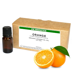 10x Orange Organic Essential Oil 10ml - White Label