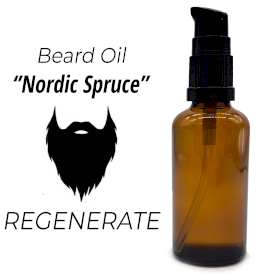 10x 50ml Beard Oil - Nordic Spruce -  White Label