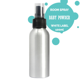 6x 100ml Room Spray - Baby Powder - White Label