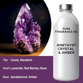Amethyst Crystal & Amber Fragrance Oil