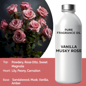 Vanilla & Musky Rose Pure Fragrance Oil