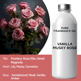 Vanilla & Musky Rose Fragrance Oil