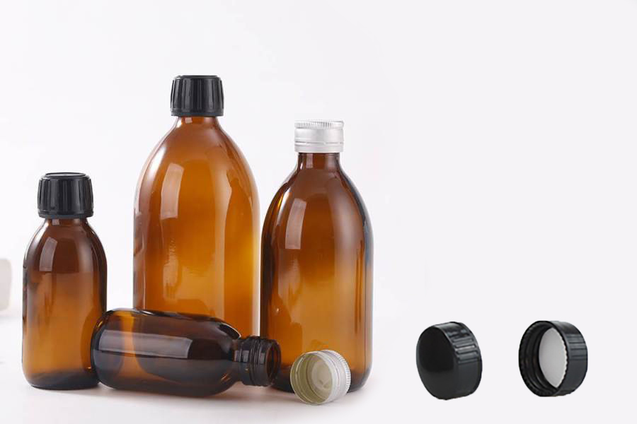 caps for glass medicine bottles
