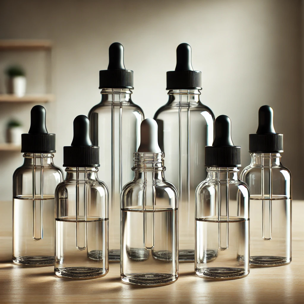 glass dropper bottles