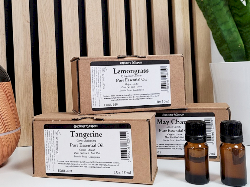 10ml essential oils - white label