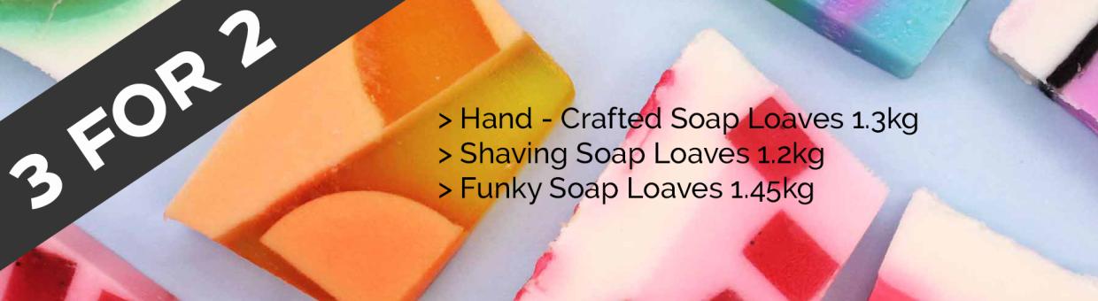 3 for 2 Hand made soaps
