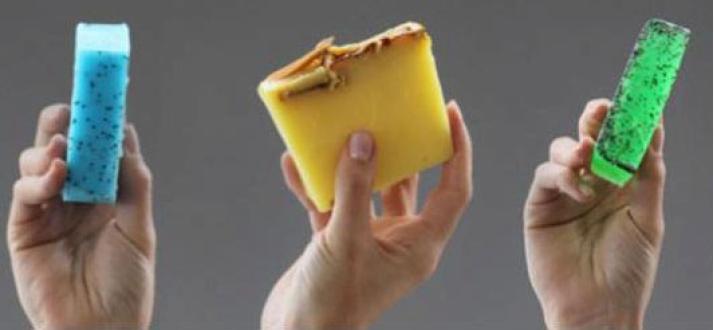 sliced soap loaves from AW Aromatics