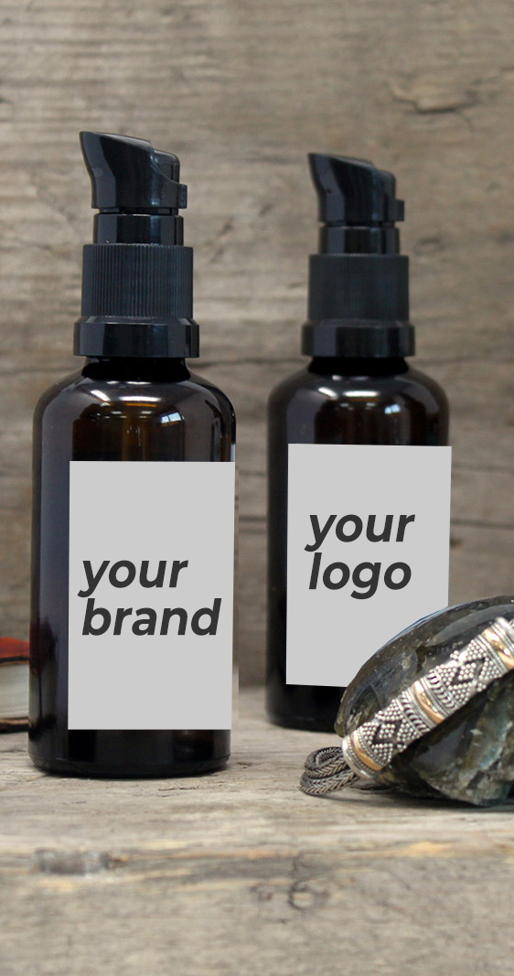 white label pure and natural beard oils 50ml